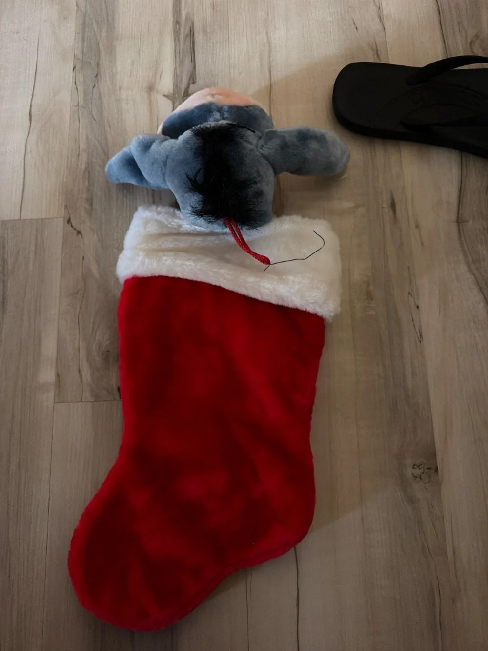 Eeyore Christmas stocking new with tag